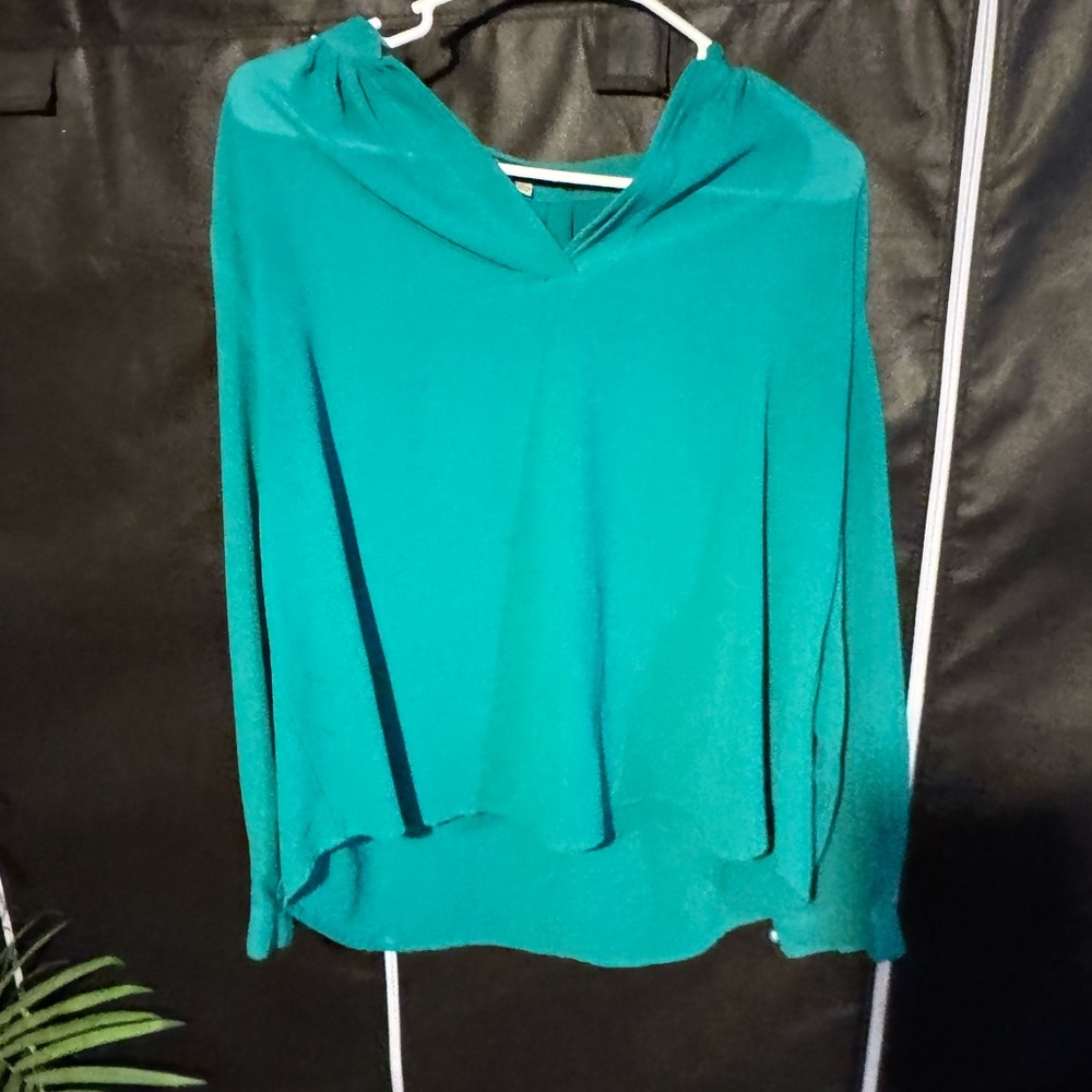 Rose & Olive Vibrant Teal Blouse